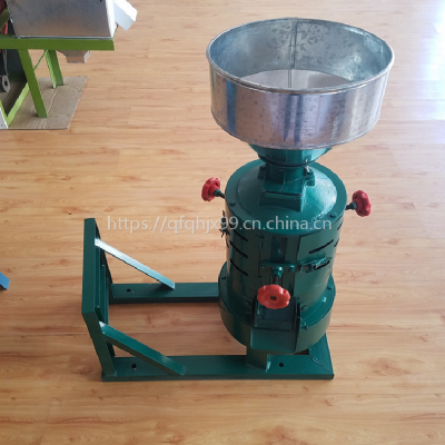 电动水稻脱皮机 高粱碾米机 启航养殖场用去皮机价格