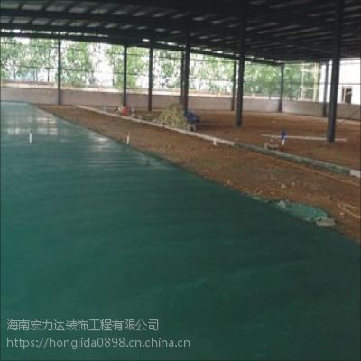 陵水专业施工彩色金刚砂混凝土，海南直销地坪材料，海南宏力达