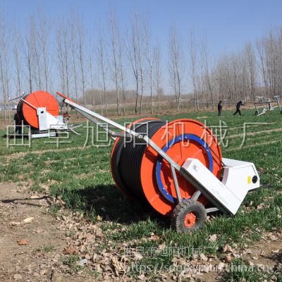 旭阳JP50-180型喷灌机 小型绞盘式喷灌机 农家节水自动回管浇地机