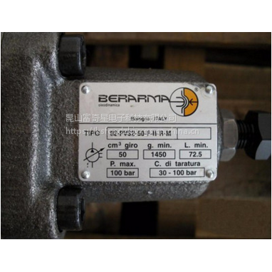 推荐意大利BERARMA叶片泵02-PVS1-20-F-H-R-M型叶片泵