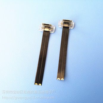 MICRO 2PIN ߳繫ͷ ˮ ׿Tͷ L=38.0MM PCB-