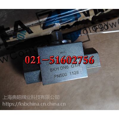¹MHA GERMANY BKH DN6 G1/4 PN500 1128