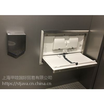 尿布交换台厂家批发 尿布照料台 VT-8908 华东医院墙入式不锈钢装换尿布台 深圳福伊特品牌