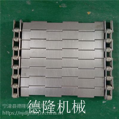 德隆机械厂家直销不锈钢链板输送链板耐高温输送链板