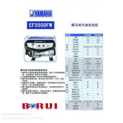 EF5500FW雅马哈汽油发电机北京代理商