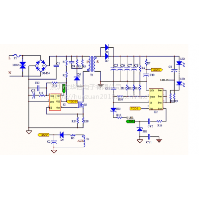 LIS8830+LIS8003 3042V/900mA  PF Ƶȫѹ LED