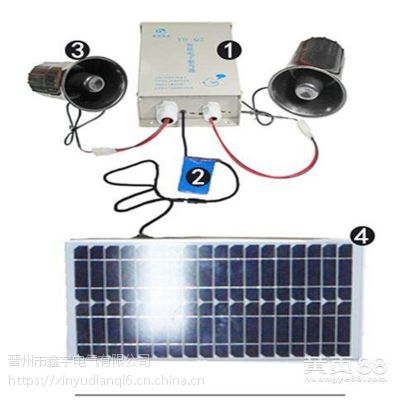 鑫宇驱鸟器果园专用太阳能超声波智能语音防鸟