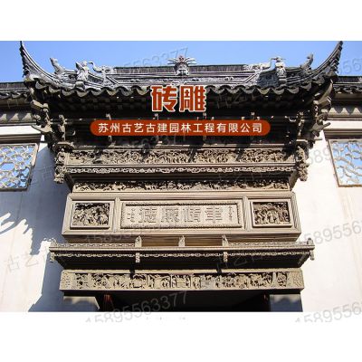 苏州人物泥塑围墙古建订做壁画装修仿古装饰墙面私家别墅雕刻外墙定制