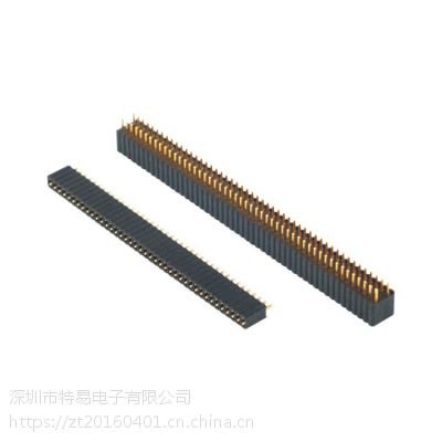 厂家直销 单排排针母座 间距2.54MM 1*40P 单排座 排母