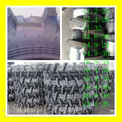 BST水田高花防陷人字11.2-24 农用拖拉机轮胎 耐磨加强型
