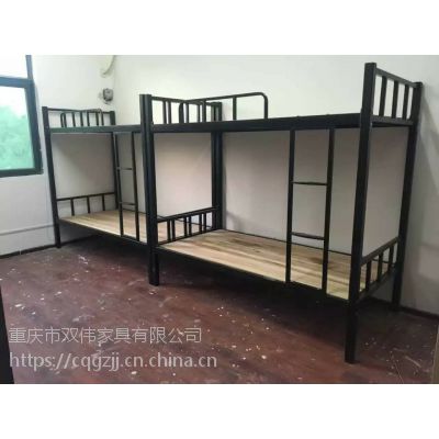 重庆金属铁床 学生 宿舍 寝室 简约现代 钢制双层铁床 厂家直销