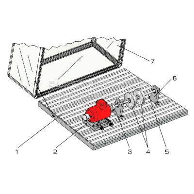教学专用机械振动故障诊断试验台及状态监测系统