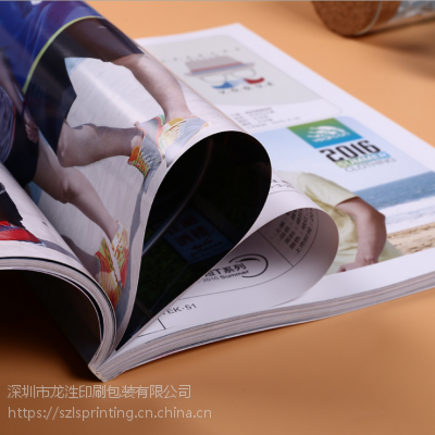 深圳定制画册美容期刊周刊月刊铜板纸周年纪念册设计排版印刷