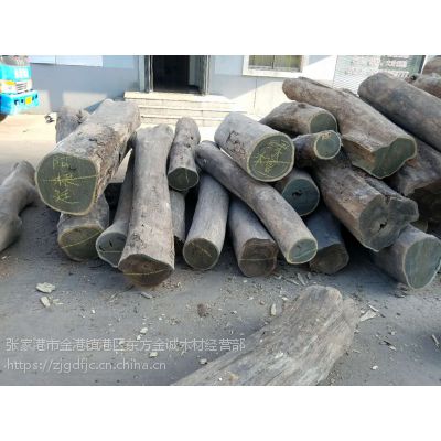 阿根廷进口绿檀去皮原木