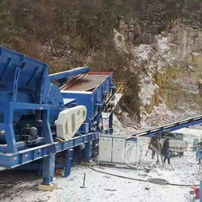 宁波地铁大风暴-移动式建筑垃圾破碎再生线