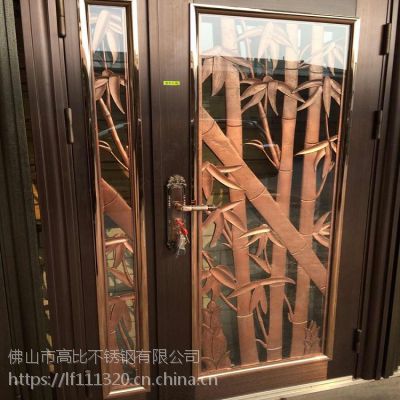 不锈钢水镀红古铜不锈钢门框 供应优质304别墅红古铜不锈钢门框装饰板