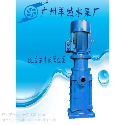 广州羊城水泵厂|立式多级管道泵|100DL108-20*2|羊城泵业|惠州多级离心泵
