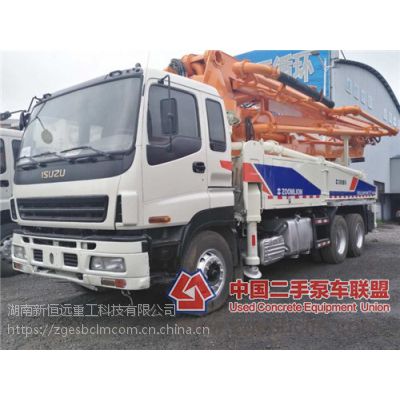 转让二手中联重科38米11年泵车,五十铃底盘泵车_二手泵车联盟