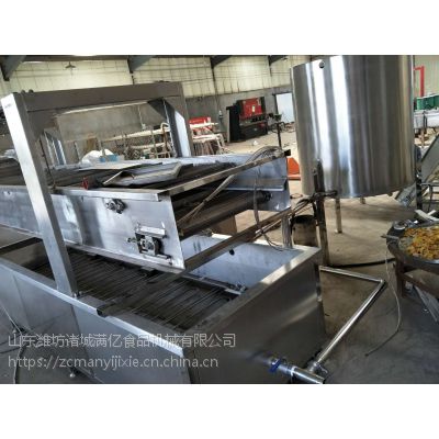 诸城满亿食品机械供应油炸机膨化食品油炸机肉块油炸机厂家