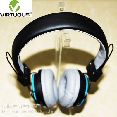 VIRTUOUS BT002蓝牙5.3重低音折叠长续航无线蓝牙头戴耳机