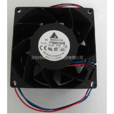 原装台达 24V 0.7*** FFB0824HHE 8CM 3线 变频器散热风扇现货