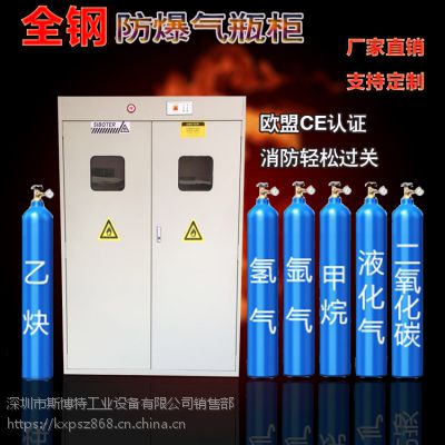 深圳气瓶柜厂家智能报警排风防火防爆型气瓶安全柜