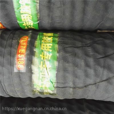 山东海瑞森厂家直销天然橡胶黑色钢丝波纹橡胶管优质低压抽真空卸灰软管