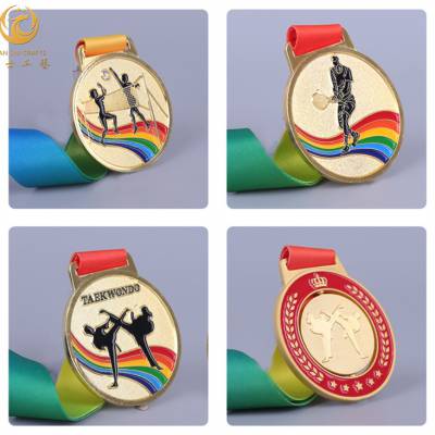 上海运动会奖牌定制，金属纪念牌开模厂家，体育竞技比赛纪念品