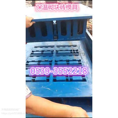 复合保温砌块砖模具生产