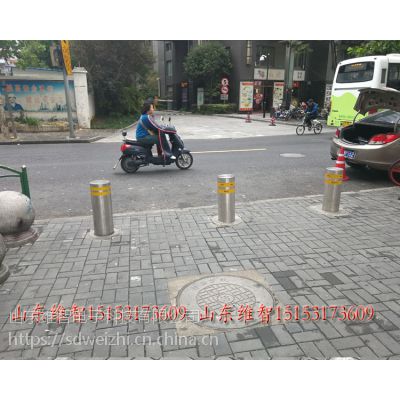 学校遥控升降路桩，液压一体式电动路桩 停车库升降路桩防冲撞升降路桩 升降隔离柱 隔离通道路桩