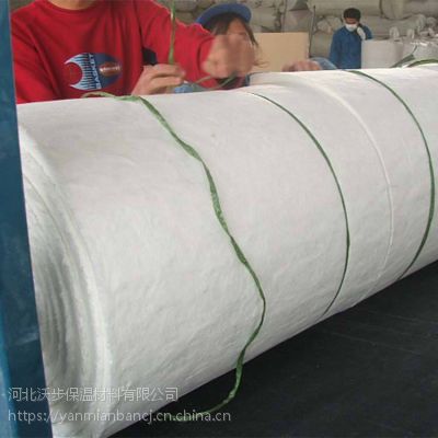 沃步--硅酸铝耐火纤维毯//硅酸铝保温防火棉价格//半硬质防火硅酸铝