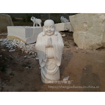 石雕汉白玉佛像寺庙观音弥勒佛站像景观小区***摆件定做