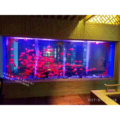江苏大型鱼缸制作大型亚克力鱼缸 定做有机玻璃水族工程 海洋馆 水族馆工程