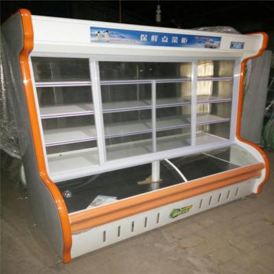 双桥烘培房蛋糕保鲜柜,单弧形后开门蛋糕展示柜