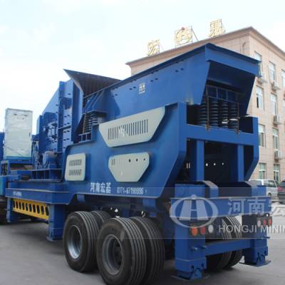 贵州时产200吨移动式建筑垃圾破碎机实现双丰收