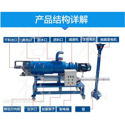 家庭生活污水处理设备 固液分离型管式分离机 浩发