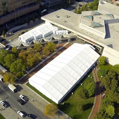 厂家提供劳斯伯格10x20米铝合金结构活动篷房广东活动篷房租赁