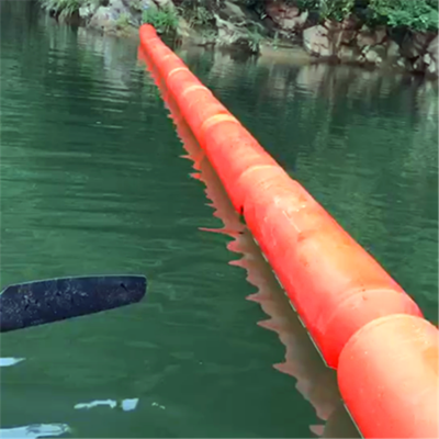 拦污浮标 广州河道治理飘浮物拦截浮筒