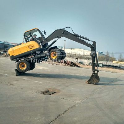 金鼎立JDL85-9轮式挖掘机多少钱 小挖掘机生产厂家