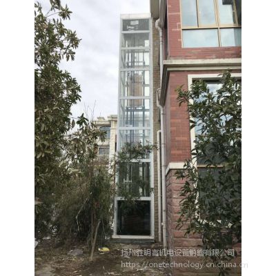 扬州高端外挂观光别墅电梯--上海三菱家用别墅乘客电梯