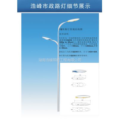 湖南湘西LED路灯厂 湘西路灯***格多少 湘西城市道路灯厂哪家好
