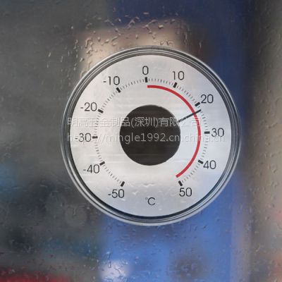 明高T795室外温度计家用无铅自粘贴窗户门窗透明防水温度表免电池