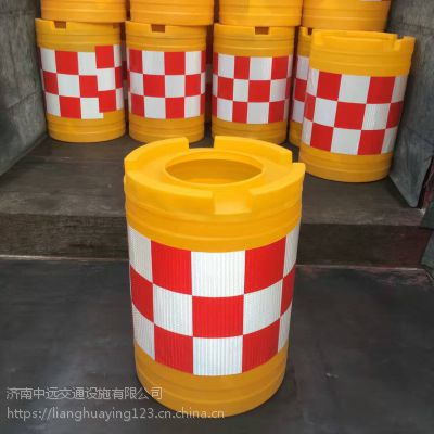 济南滚塑纯原料防撞桶生产厂家15969682223交通设施生产厂家 价格 图片