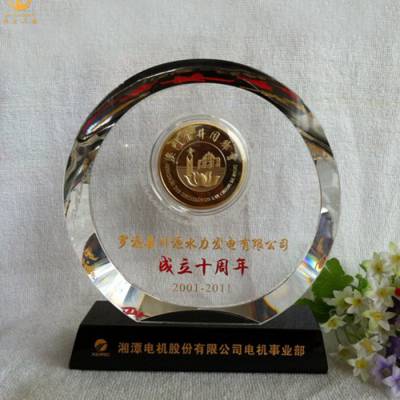 水晶帆船工艺品，商会成立礼品，庆典活动办公摆件，北京水晶纪念品