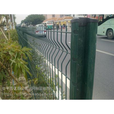 泰州桃型柱护栏网定制 优盾小区围栏网 物优价廉厂家供应