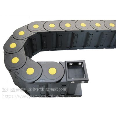 沧州盐山盛普诺直销加强型桥式 全封闭式 工程塑料拖链