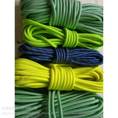 正丰12mm高强涤纶安全防护缆绳 渔网编织绳 吊装牵引