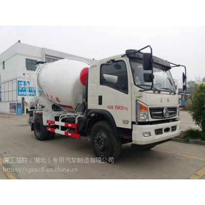 供应楚胜牌EQ5160GJBGZ4D东风6方搅拌车，3.5L