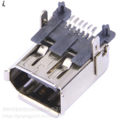 SMT firewire߽ӿ 1394 6Pinĸ PCB-