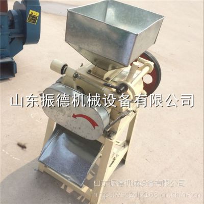 振德 粮食挤扁机 立式五谷杂粮压扁机 家用麦片机 促销